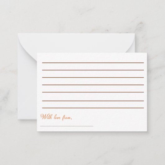 Sweet Honeybee Baby Dusche Vielen Dank Note Card Mitteilungskarte (Rückseite)