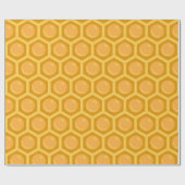 Sweet Honeycomb Wrapping Paper Geschenkpapier (Flach)