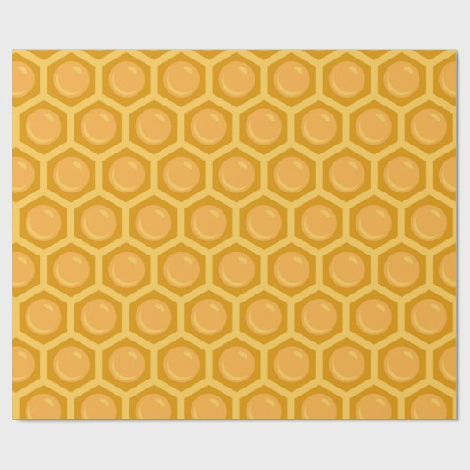 Sweet Honeycomb Wrapping Paper Geschenkpapier (Flach)