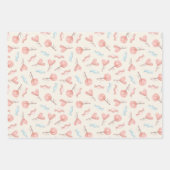 Sweet Hübsch Pink Candy Lollipops Niedlich Geschenkpapier Set (Vorderseite 2)