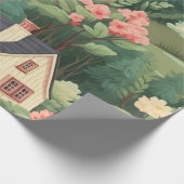 Sweet Hütte in Woods Gift Wrap Paper Geschenkpapier (Ecke)