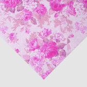 Sweet Hütte Lila und Rosa Weihnachten Seidenpapier (Detail)