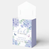 Sweet Hydrangea Floral Garden Baby Dusche Geschenkschachtel (Geöffnet)