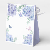 Sweet Hydrangea Floral Garden Baby Dusche Geschenkschachtel (Rückseite)
