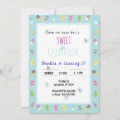 Sweet Ice Cream Birthday Einladung (Vorderseite)