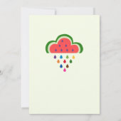 Sweet Ice Cream Birthday Einladung (Rückseite)