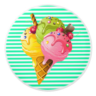 Sweet Ice Cream Drawer Puls Keramikknauf