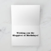 Sweet Ice Cream Scoops Dankeskarte (Innenseite)