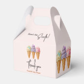 Sweet Ice Cream Summer Here Scoop Baby Dusche Geschenkschachtel (Vorderseite)