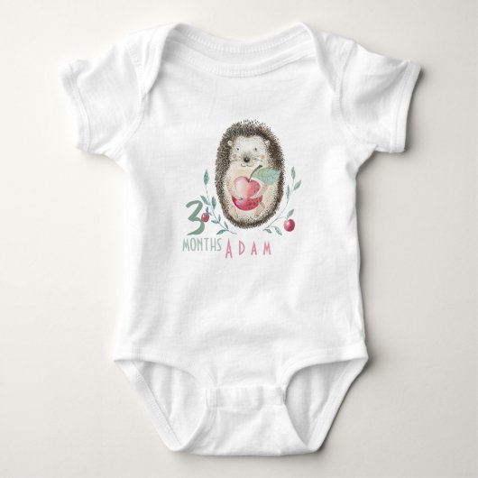 Sweet Igel Baby Bodysuit Baby Strampler (Vorderseite)