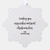 Sweet Igel Paper Ornament Card Karte (Rückseite)