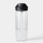 Sweet is Fat Cry Funny Gym Zitat Trinkflasche (Rückseite)