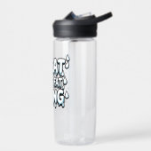 Sweet is Fat Cry Funny Gym Zitat Trinkflasche (Links)