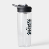 Sweet is Fat Cry Funny Gym Zitat Trinkflasche (Rechts)