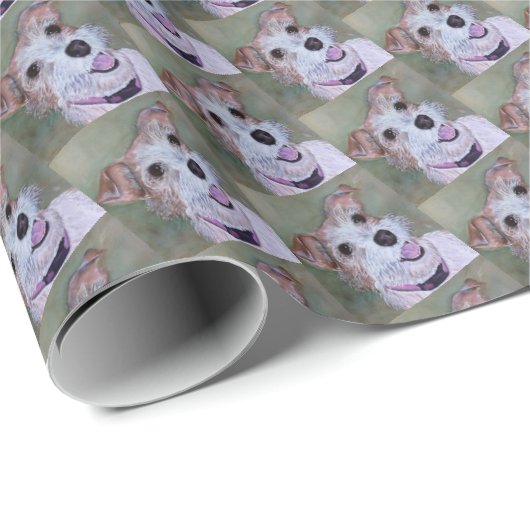 SWEET JACK RUSSELL GESCHENKPAPIER (Rolleneckpunkt)
