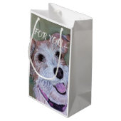 SWEET JACK RUSSELL KLEINE GESCHENKTÜTE (Rückseite Schrägansicht)