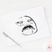 Sweet Jesus Meme - Oval Stickers (Umschlag)