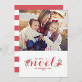 SWEET JOYEUX WEIHNACHTEN | FERIENFOTOKARTE (Vorne/Hinten)