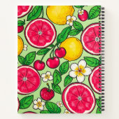 Sweet & Juicy Notebook - farbenfroh Notizblock (Rückseite)