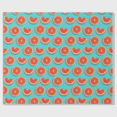 Sweet Juicy Orange Muster Geschenkpapier (Flach)