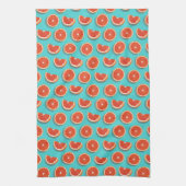 Sweet Juicy Orange Muster Geschirrtuch (Vertikal)