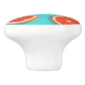 Sweet Juicy Orange Muster Keramikknauf (Seitenansicht)