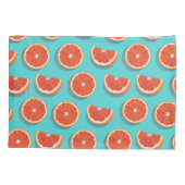 Sweet Juicy Orange Muster Kissenbezug (Rückseite-Links)