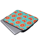 Sweet Juicy Orange Muster Laptopschutzhülle (Vorne Knopf)