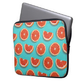 Sweet Juicy Orange Muster Laptopschutzhülle (Vorderseite Links)