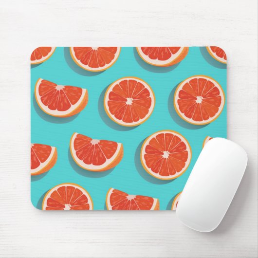 Sweet Juicy Orange Muster Mousepad (Mit Mouse)