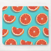 Sweet Juicy Orange Muster Mousepad (Vorne)