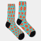 Sweet Juicy Orange Muster Socken (Rechts)