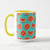 Sweet Juicy Orange Muster Tasse (Links)