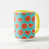 Sweet Juicy Orange Muster Tasse (VorderseiteRechts)