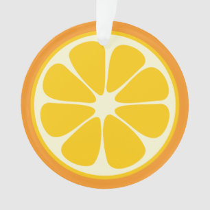 Sweet Juicy Orange tropische Zitrusfrüchte Slice Ornament