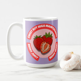 Sweet Juicy Strawberries Summer Fruit Kaffeetasse