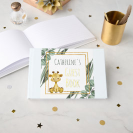 Sweet Jungle Safari Giraffe Botanical Baby Dusche Gästebuch