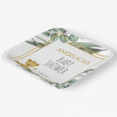 Sweet Jungle Safari Lion Gold Baby Dusche Pappteller (Gewinkelt)