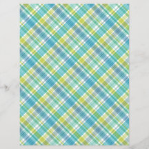 Sweet Kariert Pastel Blue Green