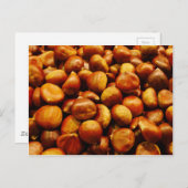 Sweet Kastanien Postcard Postkarte (Vorne/Hinten)