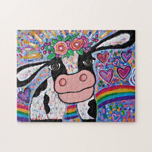 Sweet Katie Cow Puzzle 252 Stück (Horizontal)