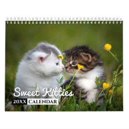 Sweet Kätzchens Foto Wall Calendar Kalender