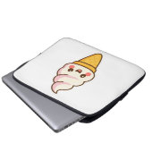 Sweet Kawaii Ice Creme Laptopschutzhülle (Vorne Knopf)