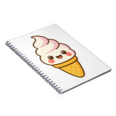 Sweet Kawaii Ice Creme Notizblock (Rechte Seite)