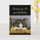 Sweet Kind Kümmern Friend Geburtstag Niedlich Kitt Karte (Gelbe Blume)