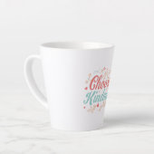 Sweet Kindness Matters Typography Milchtasse (Linke Ecke)