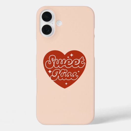 Sweet Kiss Case-Mate iPhone Hülle (Rückseite)