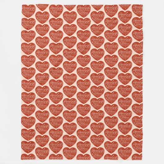 Sweet Kiss Fleece Blanket (Vorderseite)