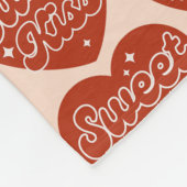 Sweet Kiss Fleece Blanket (Ecke)
