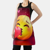 Sweet Kiss Heart Emoji Schürze (InSitu)
